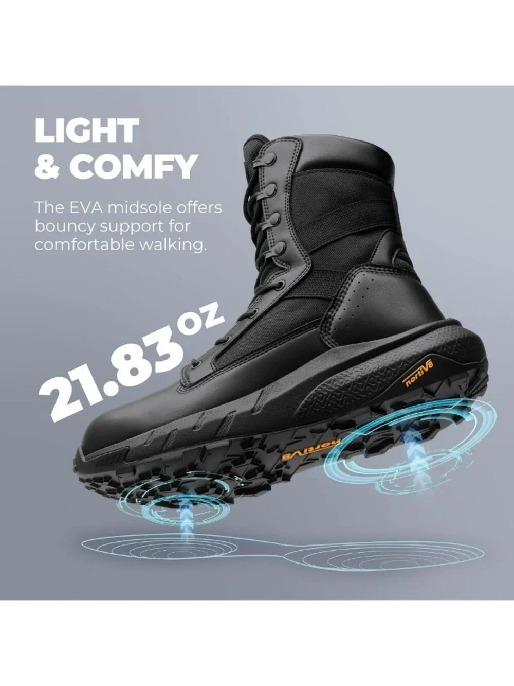 Men's Composite Toe Work Boots with Side Zipper | Durable Safety Footwear
